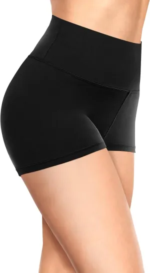 TNNZEET Biker Shorts Women - 8"/5"/3" High Waisted Tummy Control Workout Gym Spandex Booty Yoga Volleyball Shorts