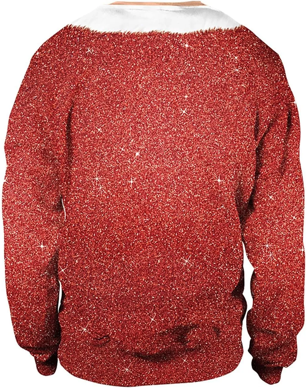 Ugly Christmas Sweatshirt for Women Unisex Novelty 3D Printed Funny Design Hoodies Crewneck Xmas Party Tops