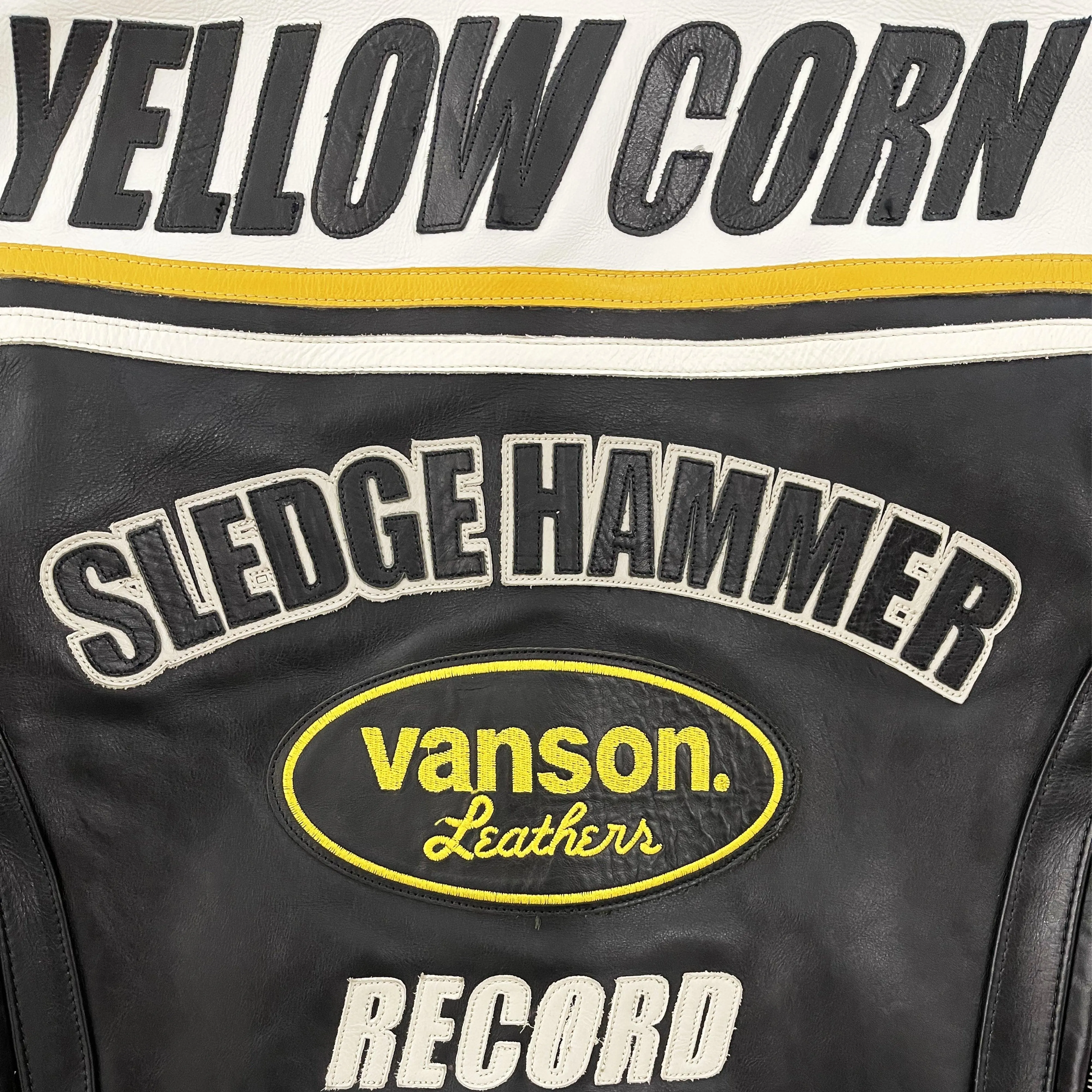 Vanson Leathers x Yellow Corn Motorcycle Racer Jacket