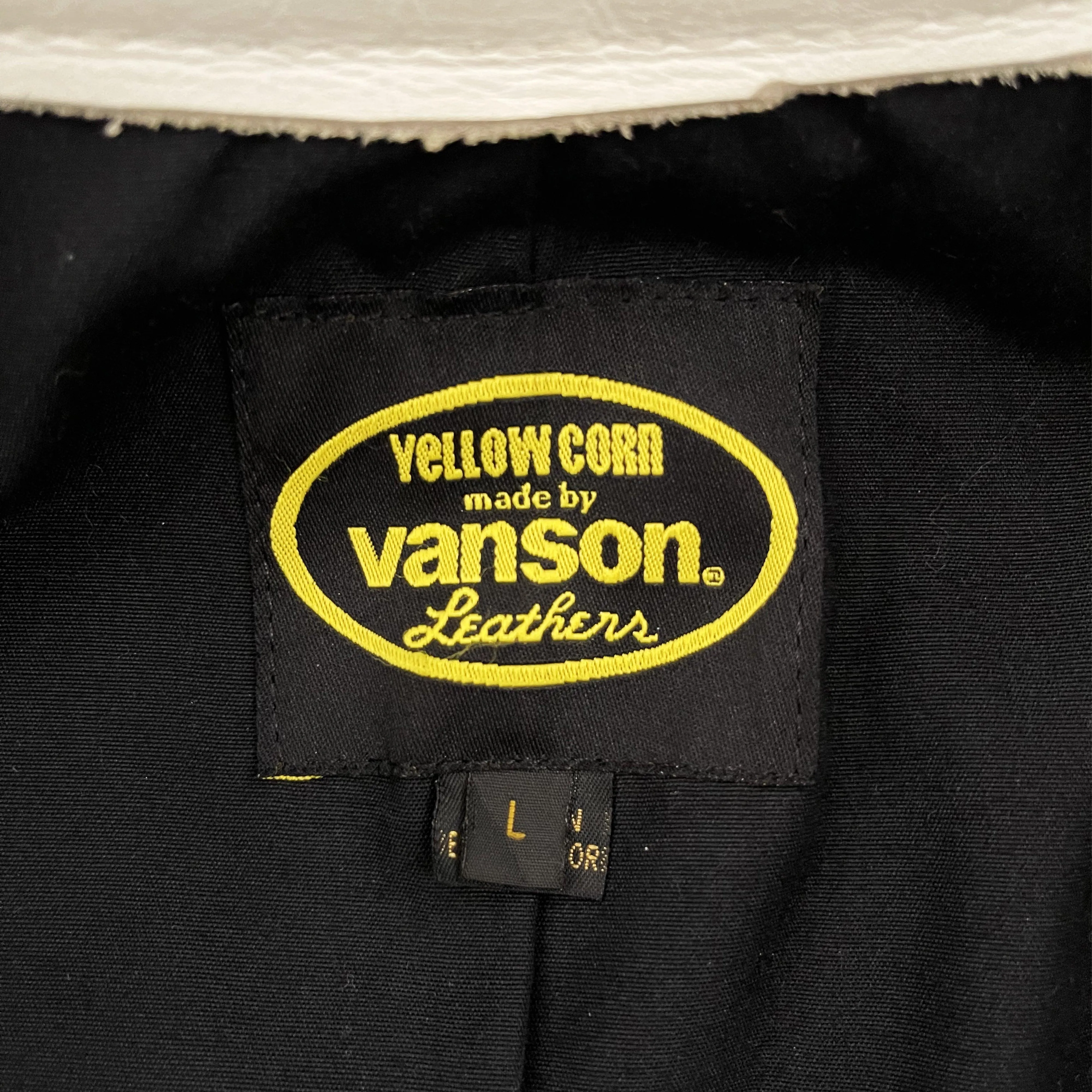 Vanson Leathers x Yellow Corn Motorcycle Racer Jacket