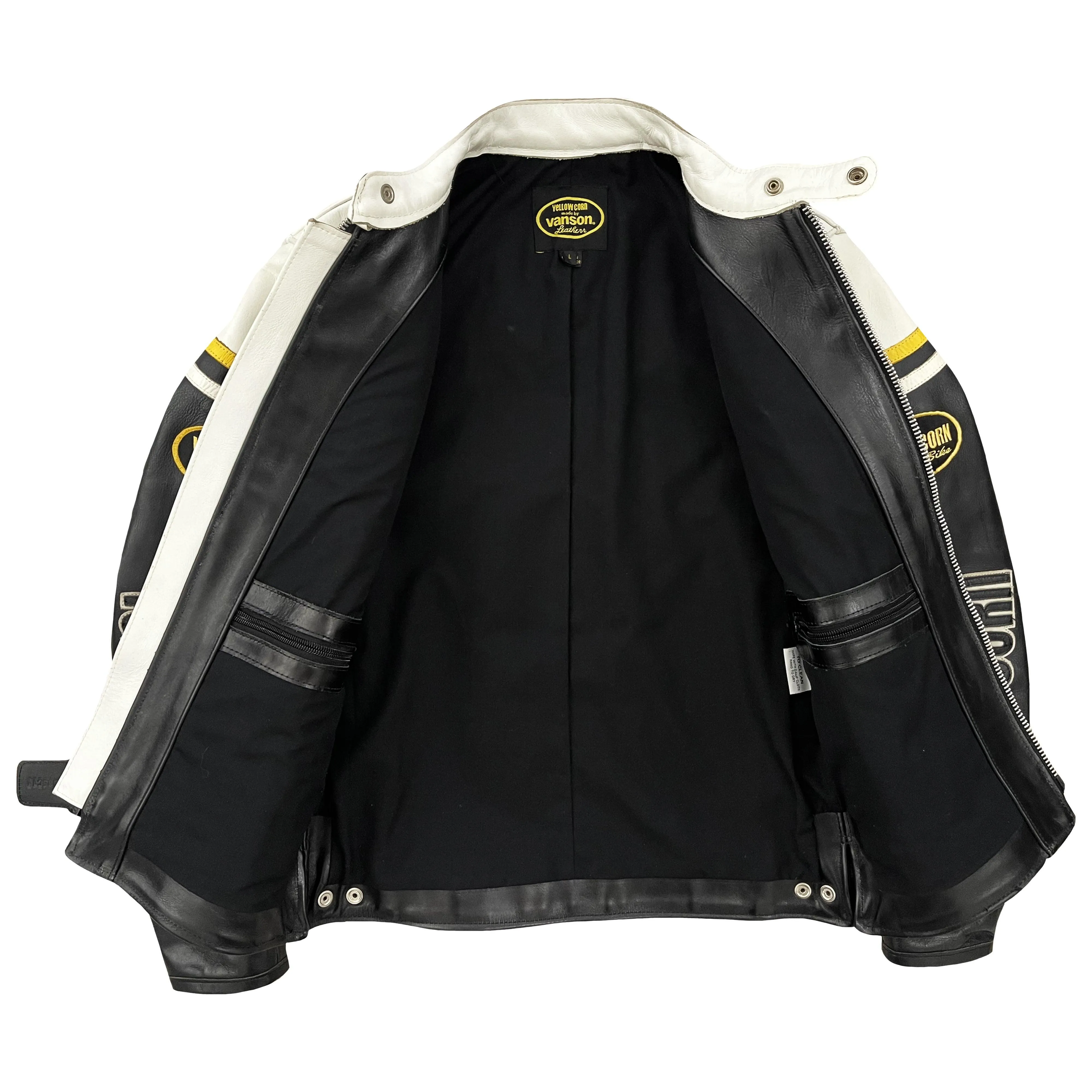 Vanson Leathers x Yellow Corn Motorcycle Racer Jacket