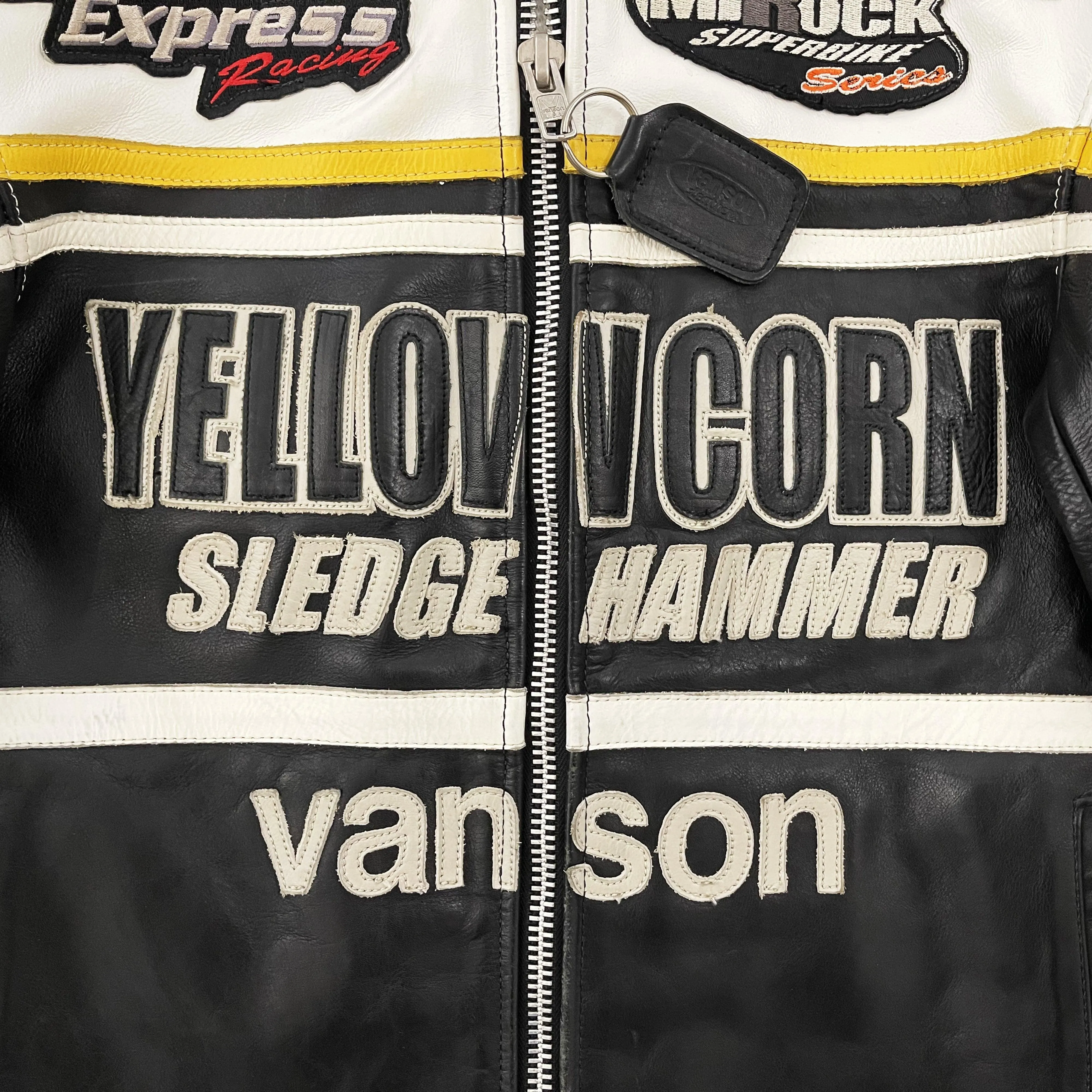 Vanson Leathers x Yellow Corn Motorcycle Racer Jacket