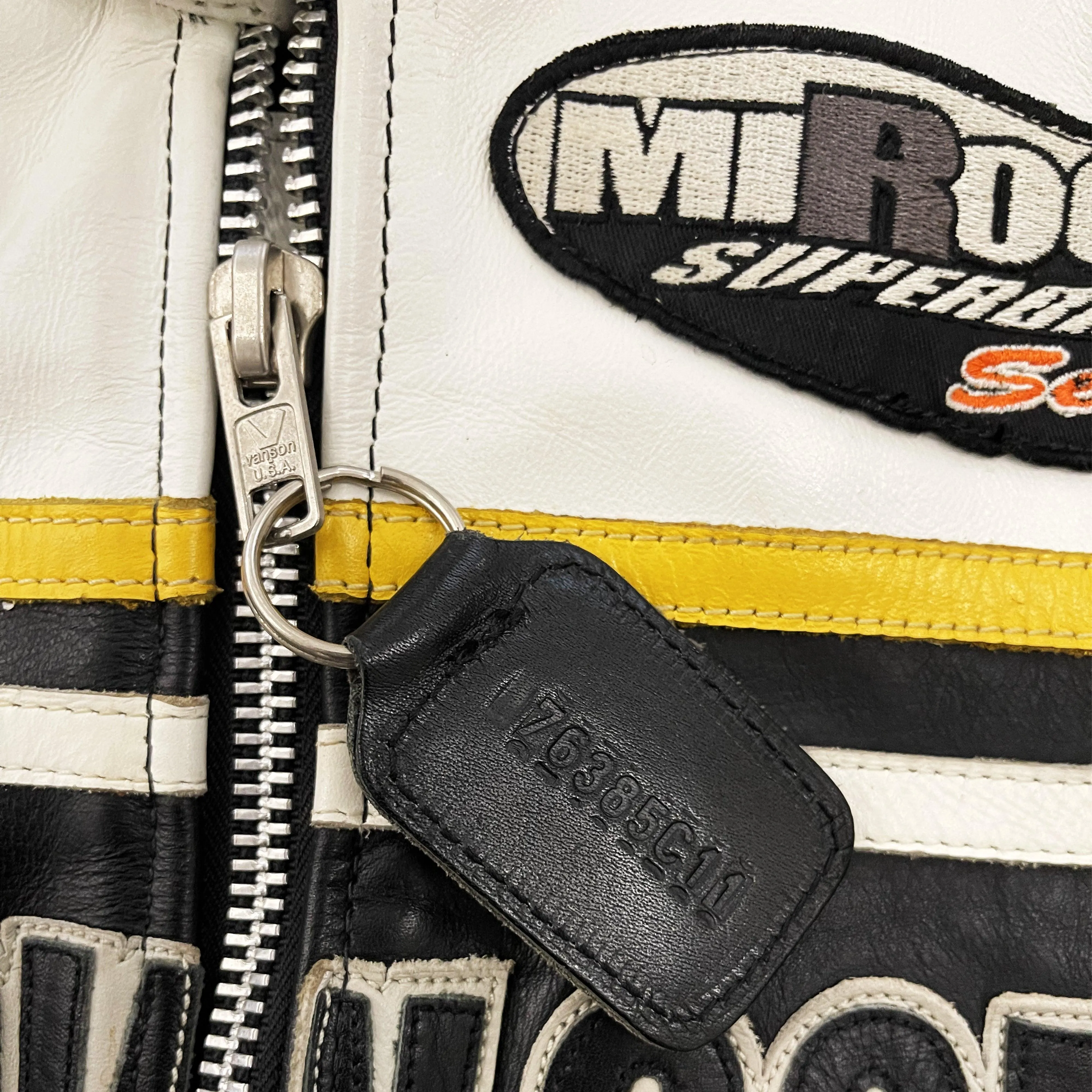 Vanson Leathers x Yellow Corn Motorcycle Racer Jacket