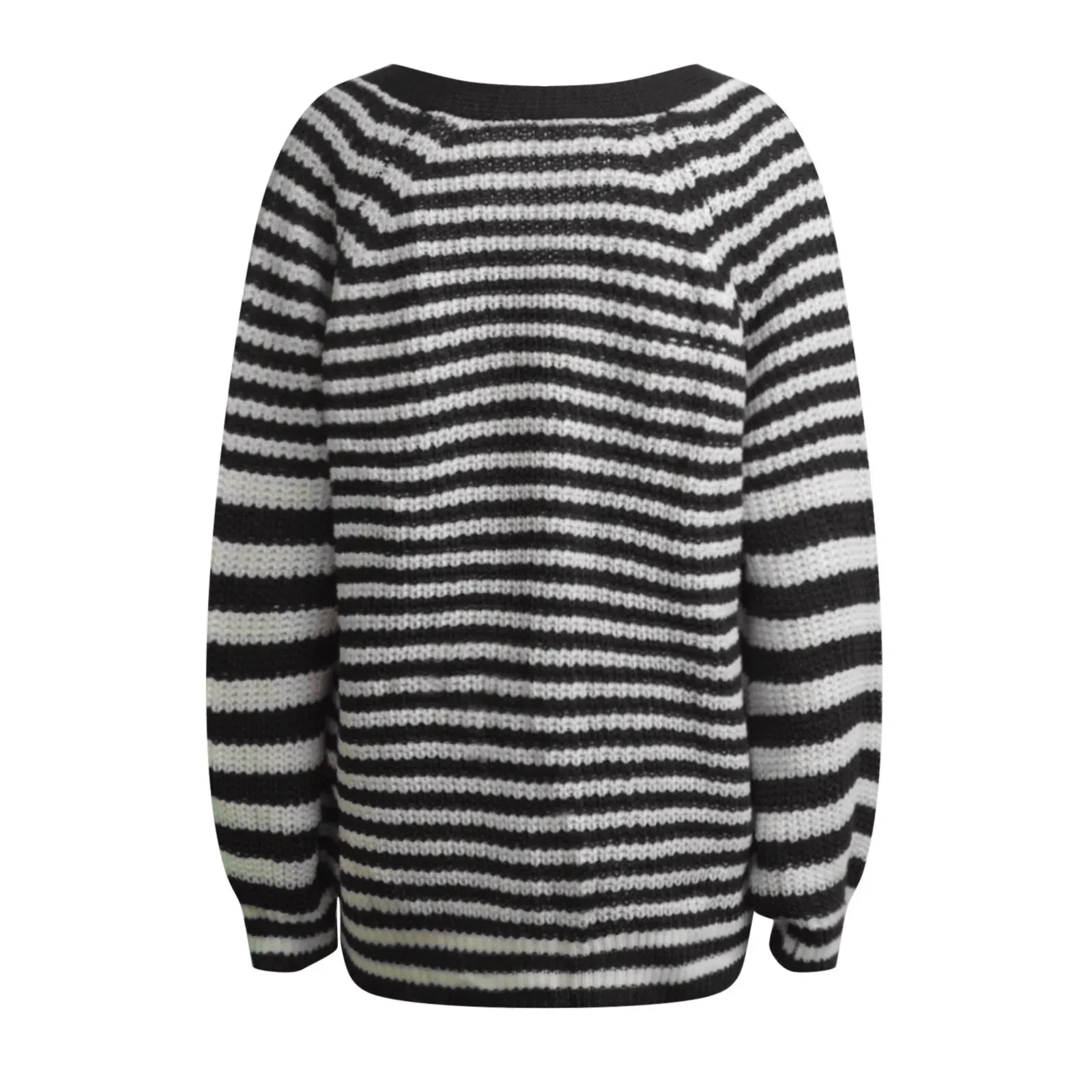 Wenkouban-Christmas Thanksgiving outfits_Autumn Winter Warm Casual Knitted Long Sleeve Cardigan Christmas Sweater