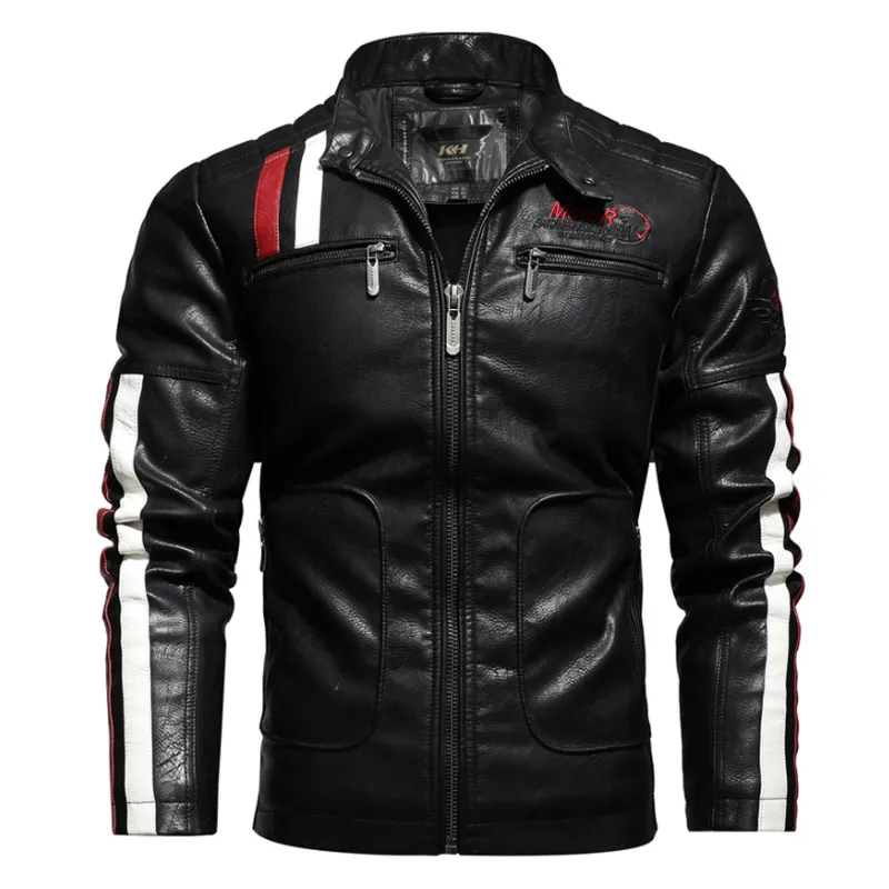 West Louis Moto Motorcycle Biker Leather Jacket
