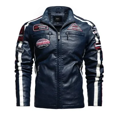 West Louis Moto Motorcycle Biker Leather Jacket