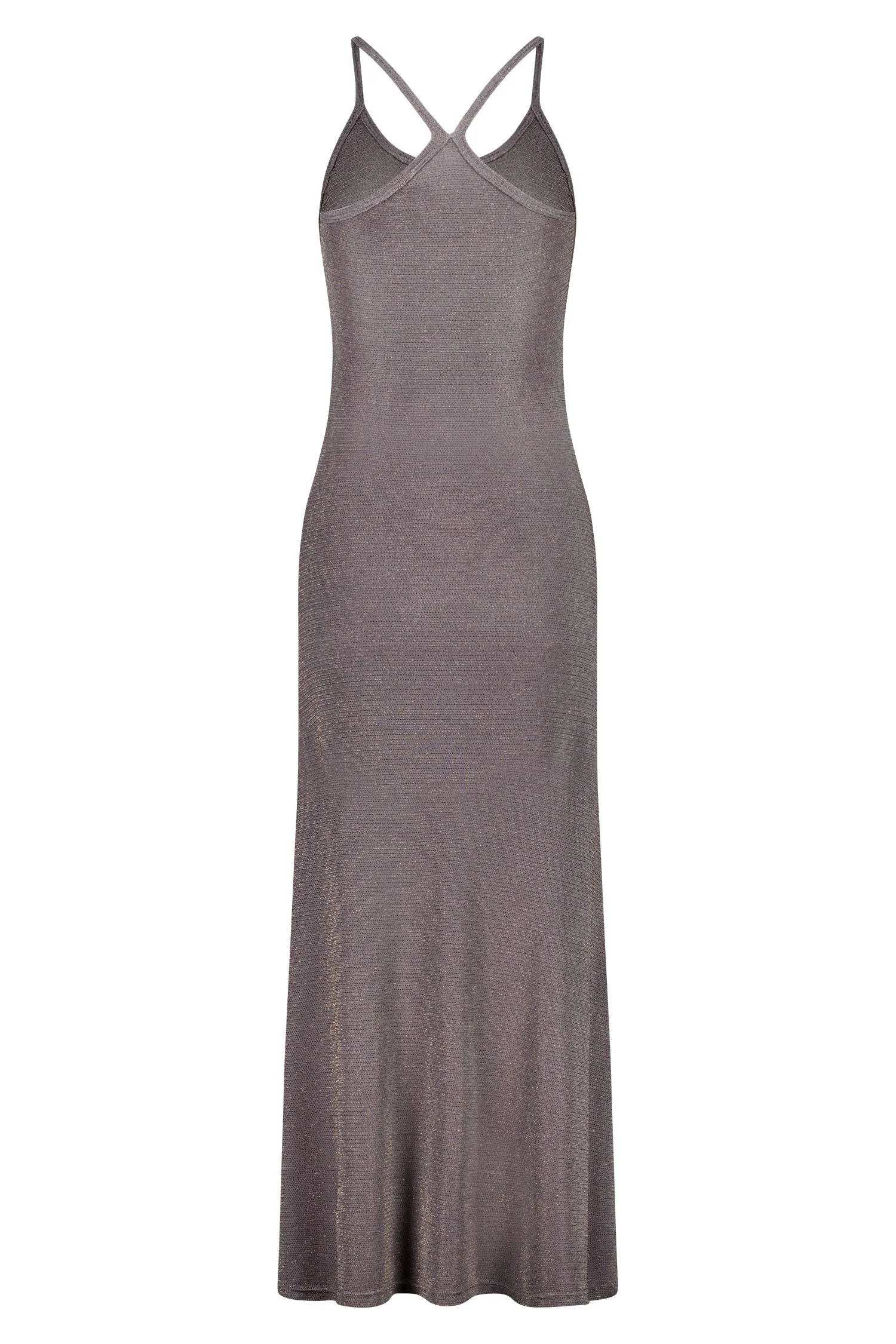With Harper Lu - Racer Slip Dress in Shimmer