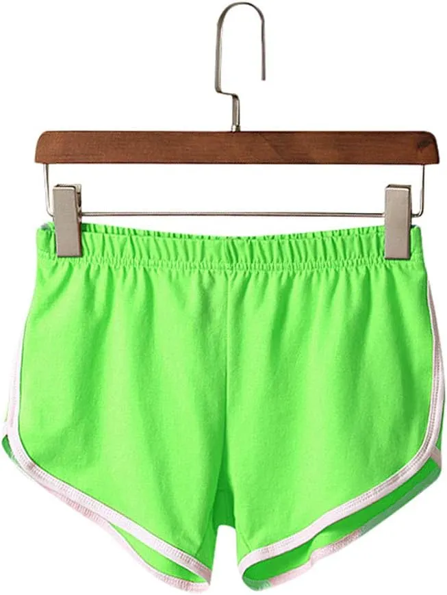 Women Casual Shorts High Waisted Drawstring Athletic Running Shorts with Pockets