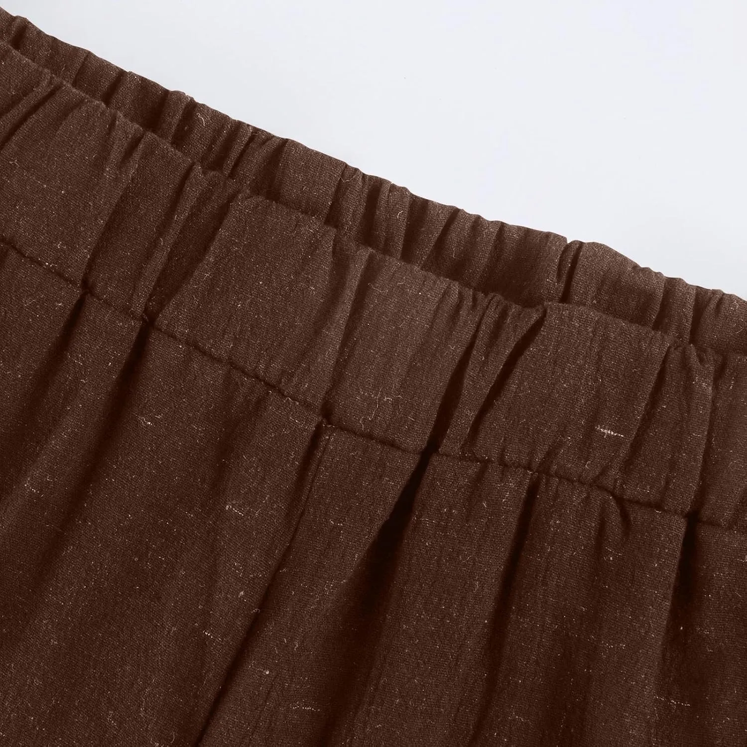 Womens Linen Tapered Capri Pants Plus Size Solid Color Cotton Linen Casual Summer 2025 Straight Leg Cropped Trouser