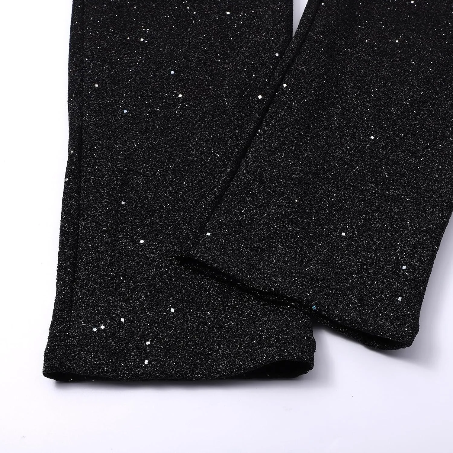 Women's Satin Pants Women's High Waisted Sequin Loose Drape Wide Leg Pants Fashion Casual Pants Clubwear Streetwear