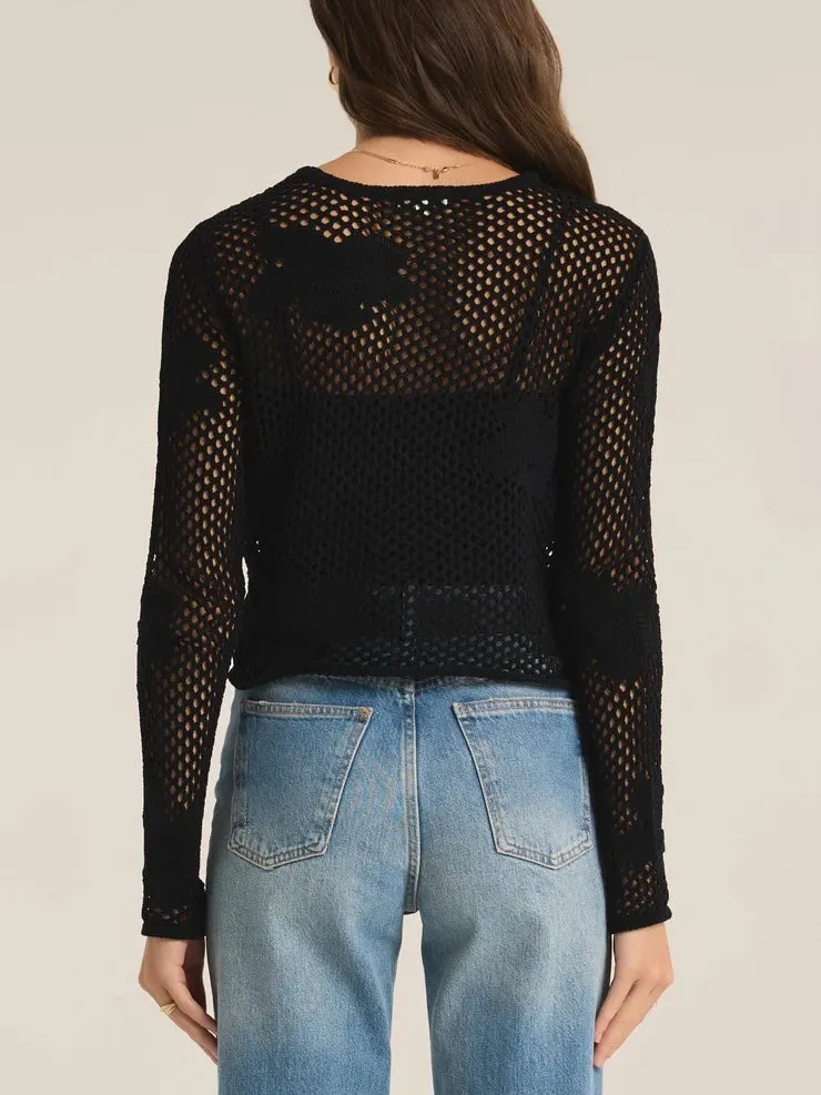 Z Supply Blossom Floral Sweater